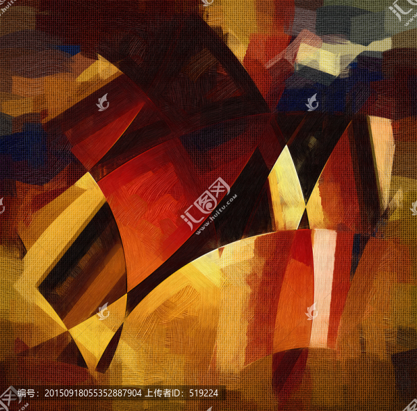 抽象畫,油畫