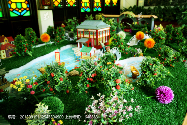 廣州荔枝灣,古建筑物,模型