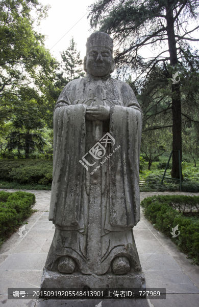 明孝陵神道,人物雕像