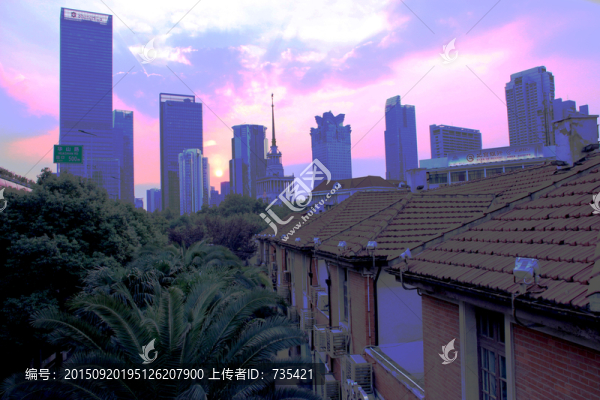 都市晚霞