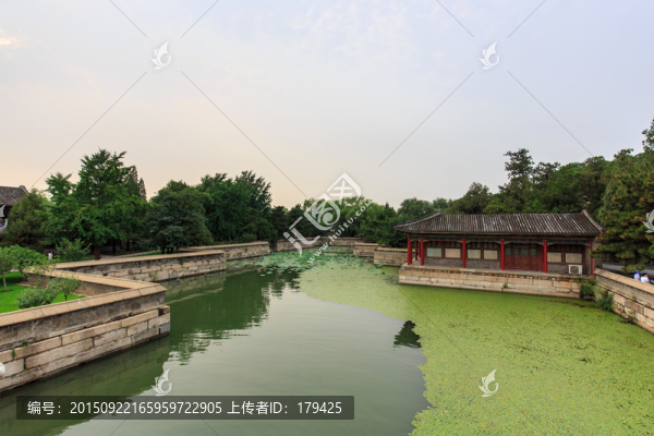 北京頤和園萬字河
