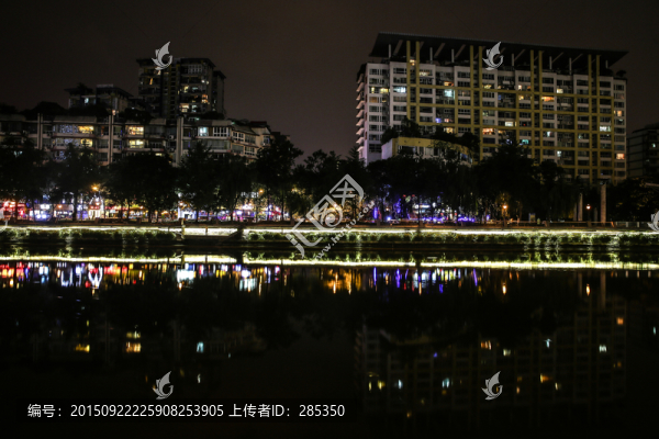 府南河夜景
