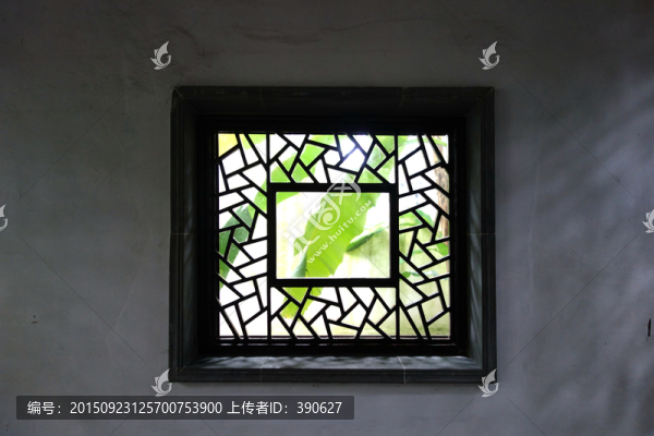 蕉窗,雕花窗