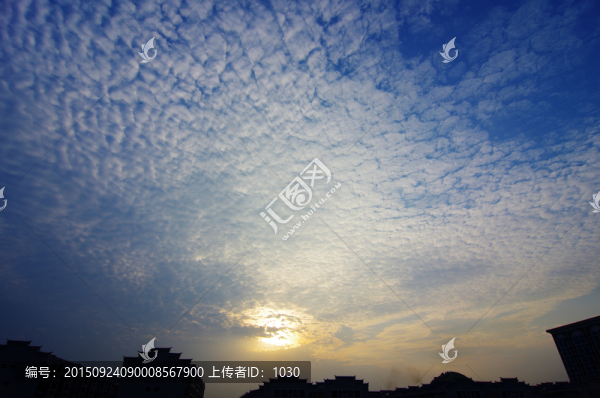 夕陽,云彩