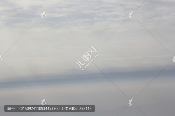 天空炫彩白云