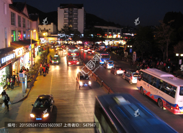城市夜景,麗江夜景