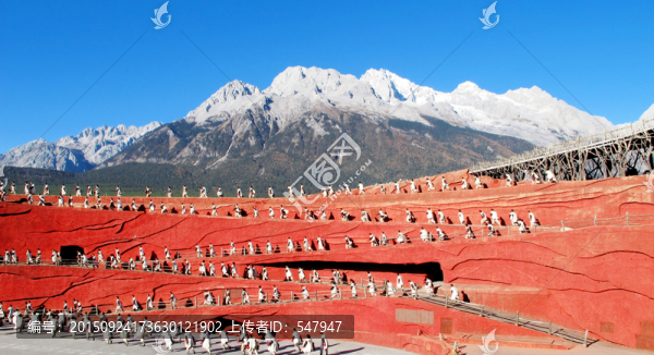 玉龍雪山,麗江露天劇場(chǎng)