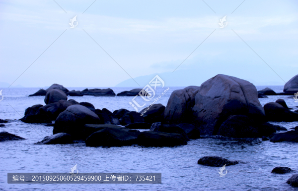 海水,巖石