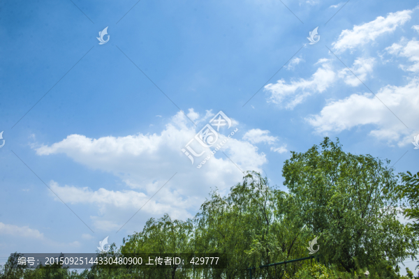 白云藍天,高清云彩