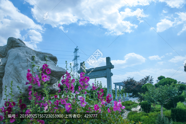 公園風(fēng)景,旅游區(qū),白云