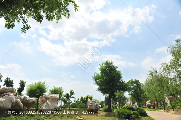 奇石園林,公園風景