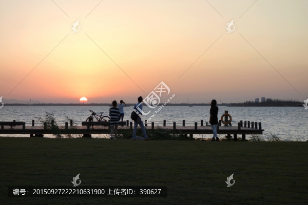 太湖落日