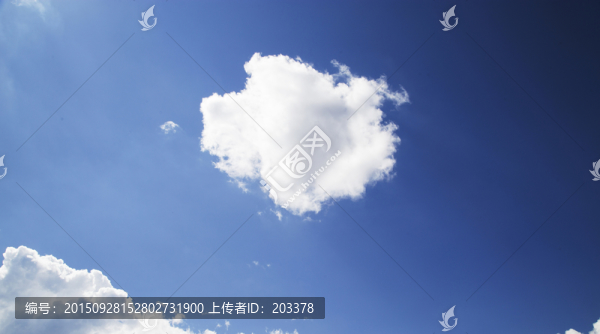 藍天白云