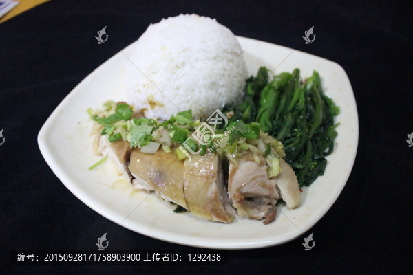 姜蔥白切雞飯