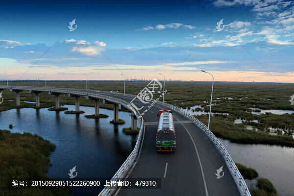 大慶,濕地,高架橋
