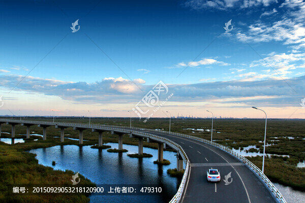 大慶,濕地,高架橋