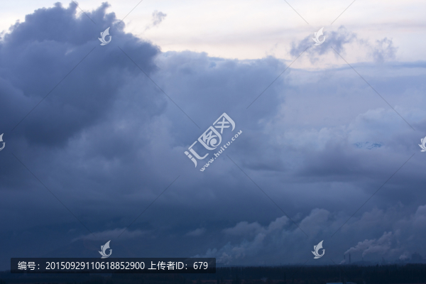 烏云,污染