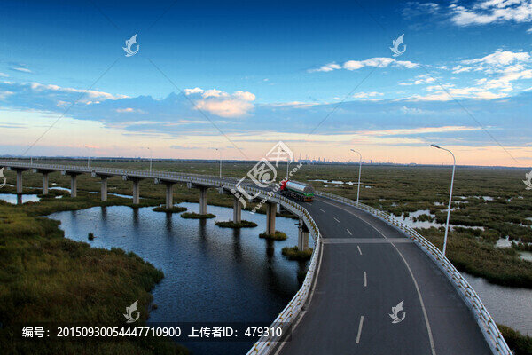 大慶,濕地,高架橋