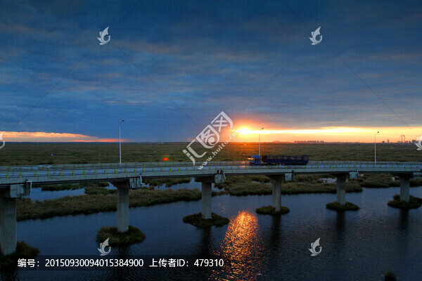 大慶,濕地,高架橋