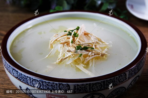 雞絲,冬瓜湯