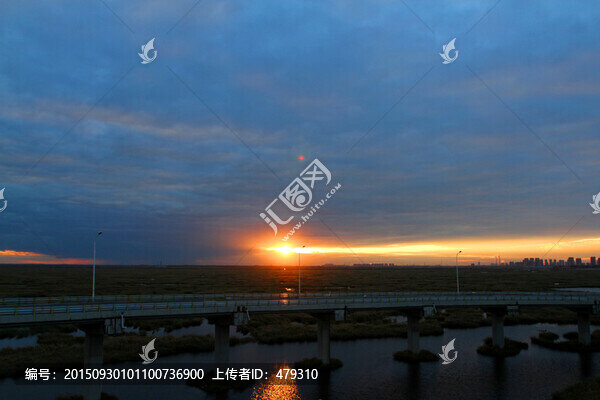 大慶,濕地,高架橋