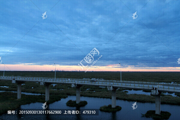 大慶,濕地,高架橋