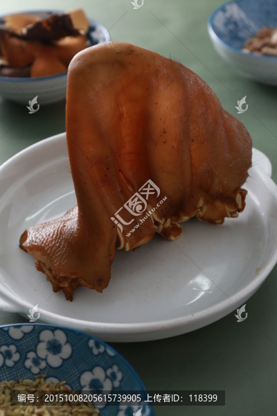 鹵水豬耳