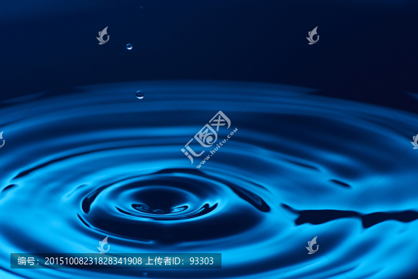 藍(lán)色水波紋