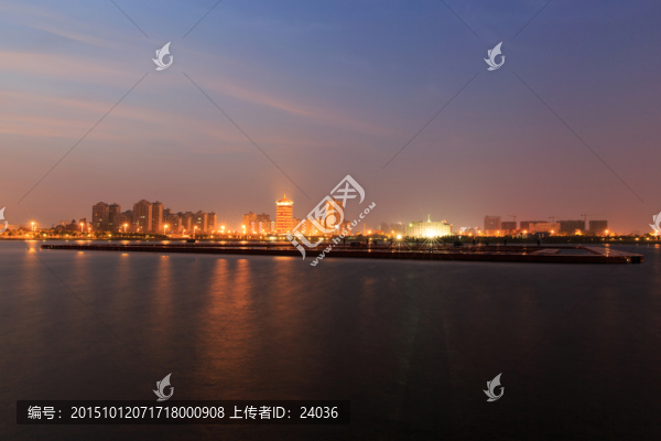 欽州白石湖公園,夜色