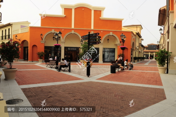 佛羅倫薩小鎮(zhèn),街道路面