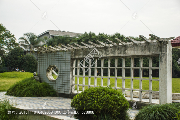 江心嶼,公園,背景