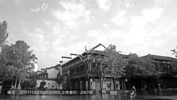 南京黑白照片