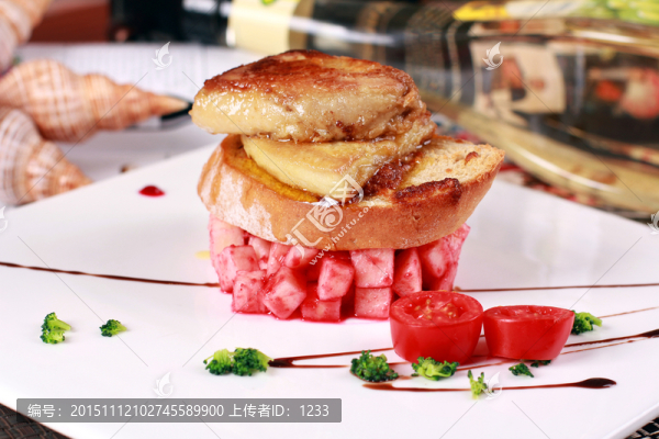 金巴利香煎法國鵝肝