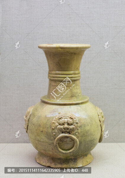北魏青釉敞口尊