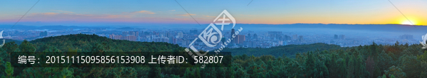 日出曲靖全景