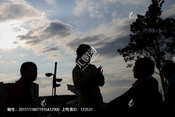 人物剪影,人像