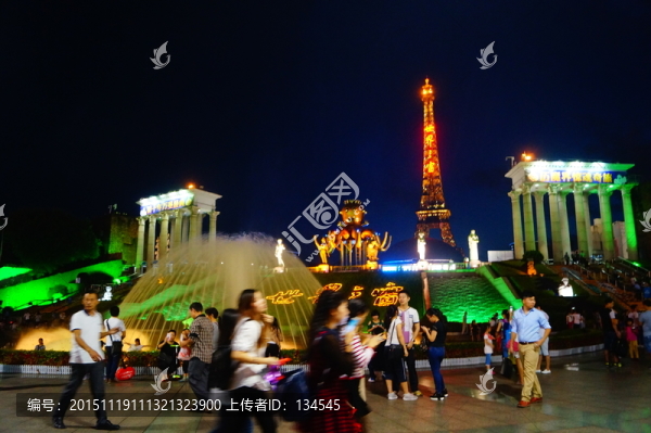 深圳世界之窗夜景