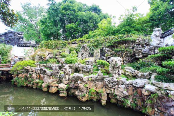 上海豫園假山景觀樹