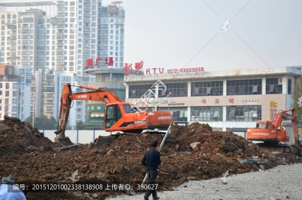 城市建設施工工地