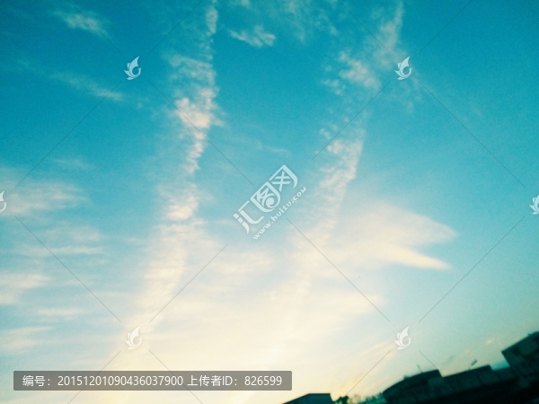 天空之箭,流線藍(lán)色天空