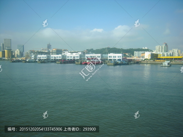 澳門半島東面景觀局部