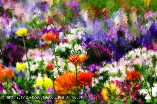 花卉油畫,裝飾畫
