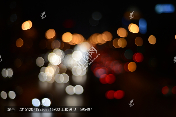 夜色光斑