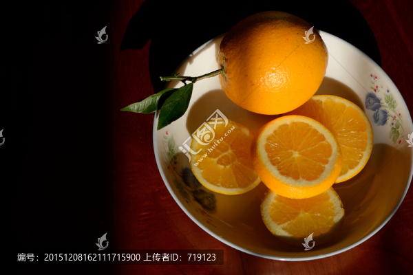 果盤橙子桔子