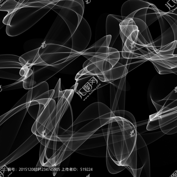 綢帶,煙幕,水墨,TIF無分層