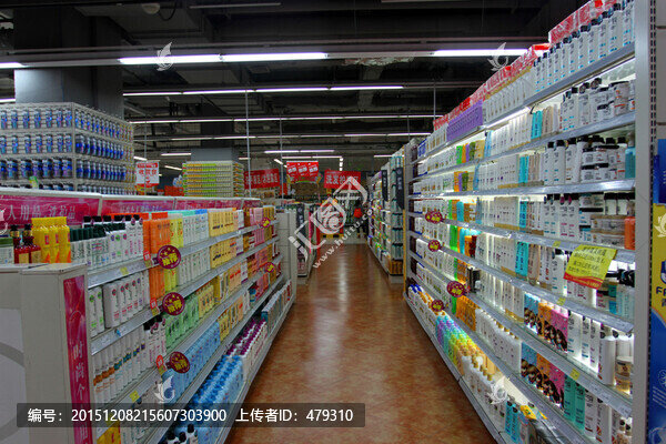 超市賣場,購物,超市貨架