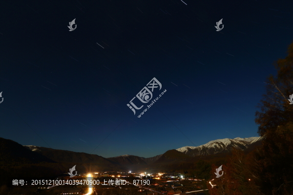 禾木夜景