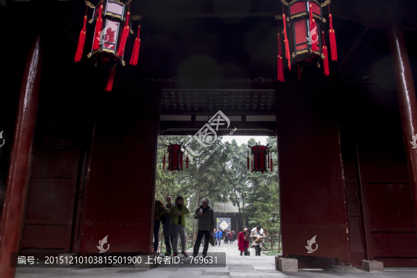武侯祠諸葛亮殿門