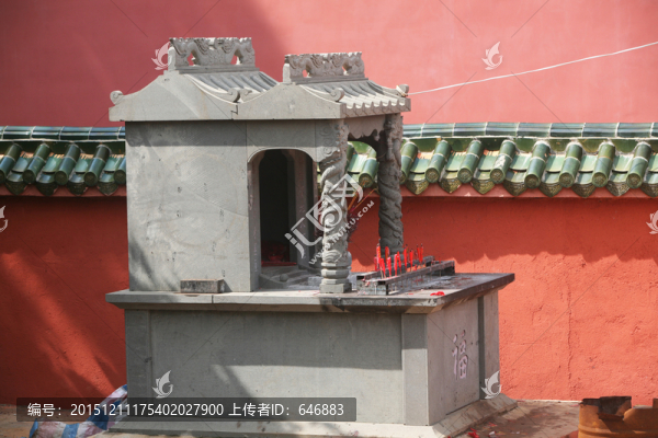古廟內(nèi)景,寺廟