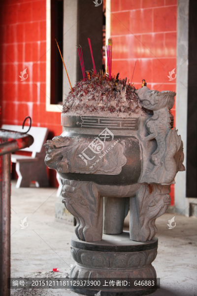 古廟內(nèi)景,寺廟